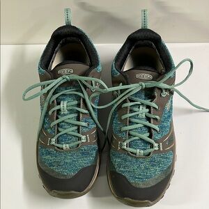 KEEN Terradora Waterproof Hiking Shoe Bungee Cord/Malachite Camp Beach Shoes 7.5